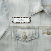 Cow PrintName Tag Namensschild (Beispiel)