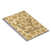 Cow Profile Notebook Notizblock (Rechte Seite)