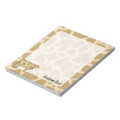 Cow Profile Notepad Notizblock (Rotiert)