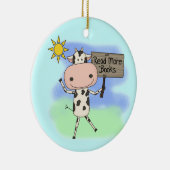 Cow Read More Books Keramikornament (Rechts)