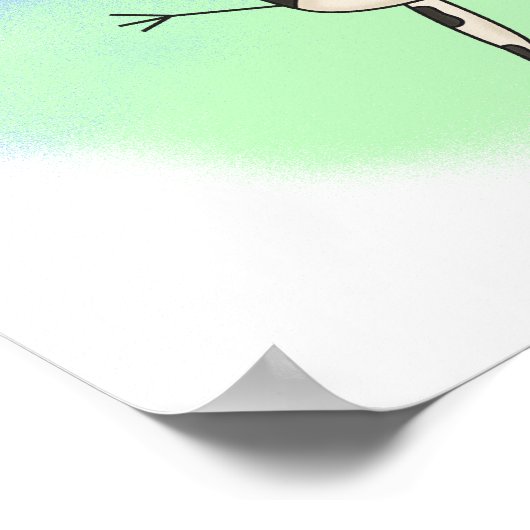 Cow Read More Books Poster (Ecke)