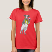 Cow Red wine T-Shirt (Vorderseite)