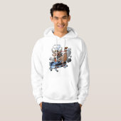 Cow Riding A GRILLEN Mens Hoodie (Vorne ganz)