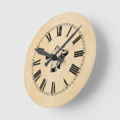COW ROUND CLOCK RUNDE WANDUHR (Winkel)
