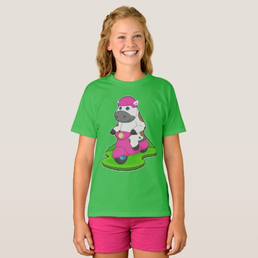 Cow Scooter T-Shirt (Vorne ganz)