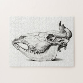 Cow skull by Jean Bernard Puzzle