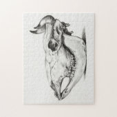 Cow skull by Jean Bernard Puzzle (Vertikal)
