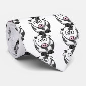 Cow sonderbare/Funny Kuh Krawatte (Gerollt)