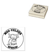 Cow Speech Therapy Briefmarke Gummistempel (Stempel)