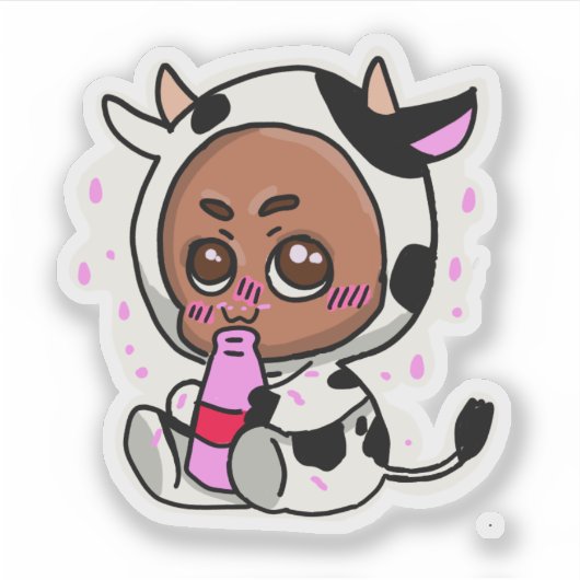 Cow sticker (Vorderseite)