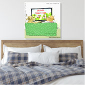 Cow TV Funny Cartoon Canvas Print Leinwanddruck (Insitu (Schlafzimmer))