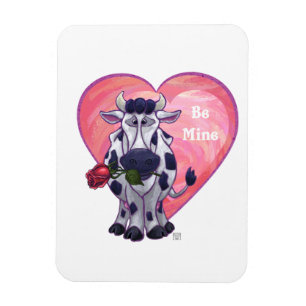 Cow Valentine's Day Magnet