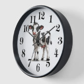 Cow Wall Clock Uhr (Winkel)