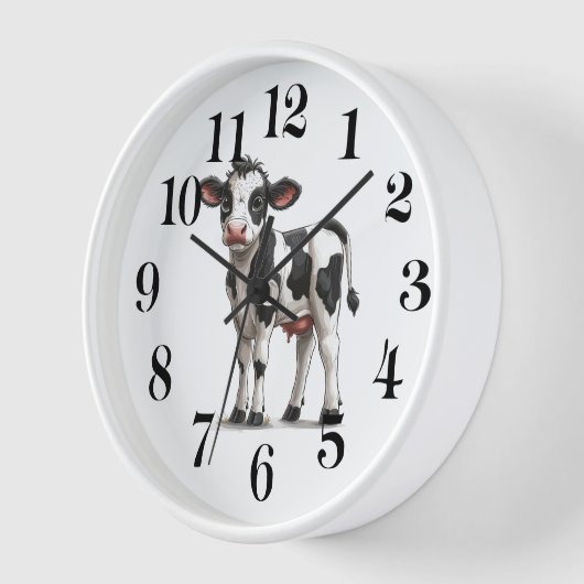 Cow Wall Clock Uhr (Winkel)
