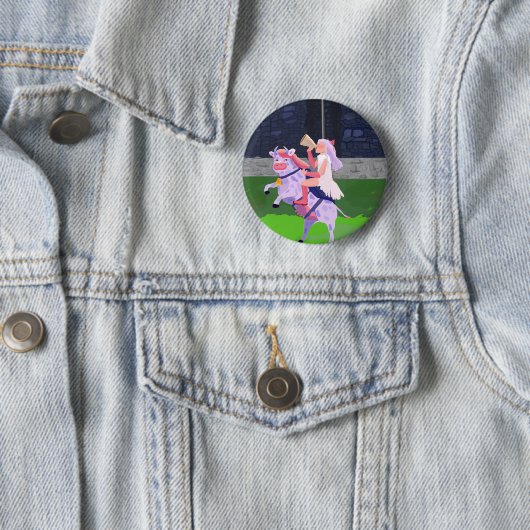 Cow warrior button (Beispiel)
