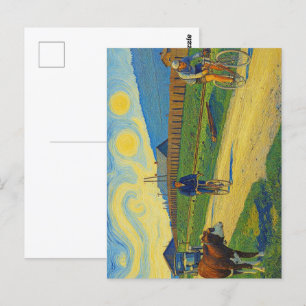 Cow Watching Jules Buysse Tour de France 1926 Postkarte