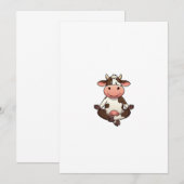 COW YOGA FLYING EINLADUNG (Vorne/Hinten)