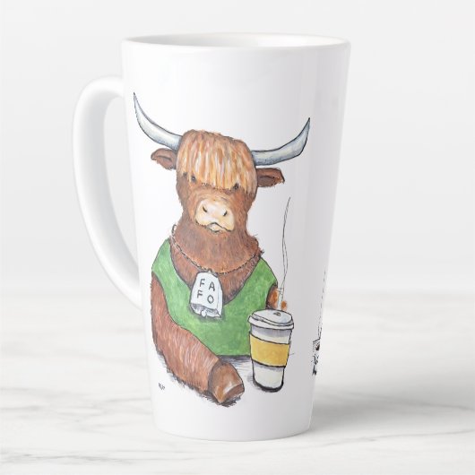 Cowabunga Cafe Tasse (Linke Ecke)