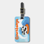 Cowabunga Gepäckmarke Gepäckanhänger (Vorderseite vertikal)
