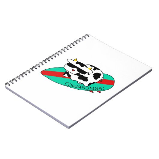 Cowabunga-Notebook Notizblock (Linke Seite)