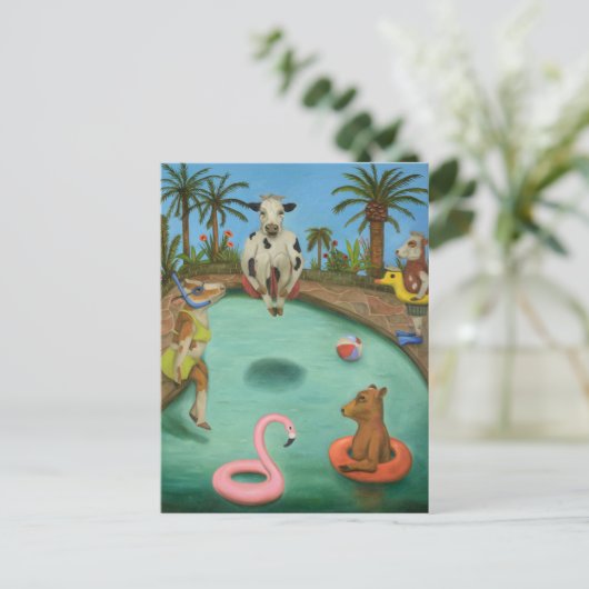 Cowabunga Postkarte (Stehend Vorderseite)