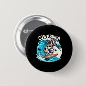 Cowabunga Strand Surfen Kuh Surfbrett Surfbrett Button (Vorne & Hinten)