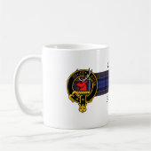 Cowan schottische Wappen- und Tartan-Tasse Kaffeetasse (Links)