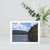 Cowans gap State Park Pennsylvania Lake Trees Postkarte (Stehend Vorderseite)