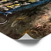 " Cowans Store " - Mixed Media Poster (Ecke)