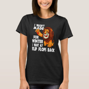 Coward Lion, ich war im Winter nicht gemacht, Woll T-Shirt