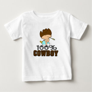 Cowboy 100% baby t-shirt