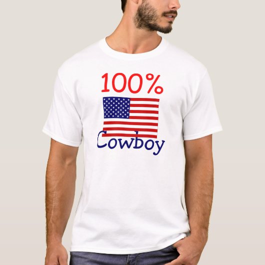 Cowboy 100% T-Shirt (Vorderseite)