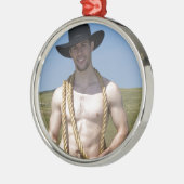 Cowboy 15867-RA Silbernes Ornament (Links)