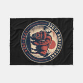 Cowboy 250 TH 4. Juli-Flagge 1776 2026 250. Fleecedecke (Vorderseite (Horizontal))