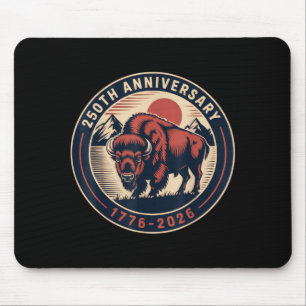 Cowboy 250 TH 4. Juli-Flagge 1776 2026 250. Jahres Mousepad