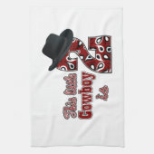 Cowboy 2. Geburtstag Handtuch (Vertikal)