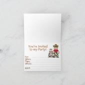 Cowboy 5. Geburtstagseinladungen Einladung (Innenseite)