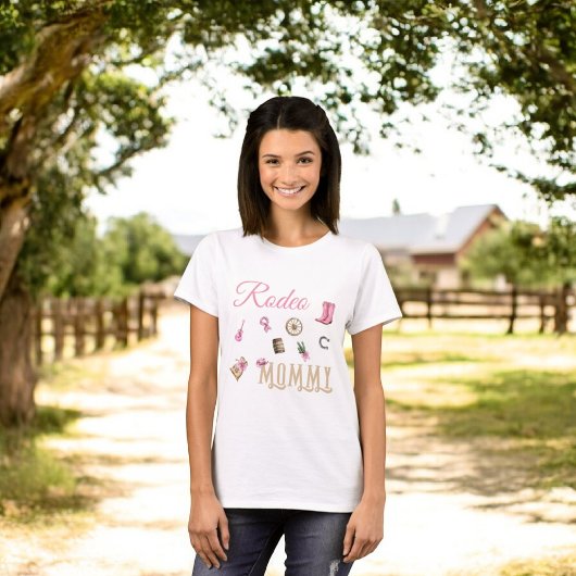 Cowboy Adventure Western First Birthday Mommy T-Shirt