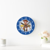 Cowboy Alien Clock Runde Wanduhr (Zuhause)