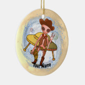 Cowboy Alien-Ornament Keramik Ornament (Rechts)