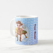 Cowboy-Alien-Tasse Kaffeetasse (Vorderseite Links)