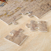 Cowboy als Wildpferd Puzzle (Seite)