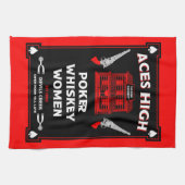 Cowboy American Frontier Saloon Geschirrtuch (Horizontal)