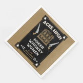 Cowboy American Frontier Saloon Serviette (Ecke)