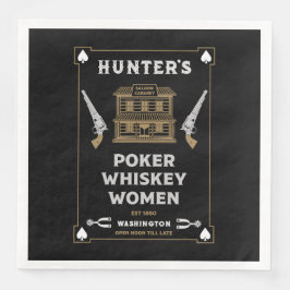 Cowboy American Frontier Saloon Serviette
