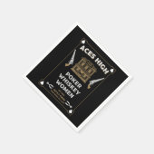 Cowboy American Frontier Saloon Serviette (Ecke)