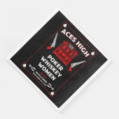 Cowboy American Frontier Saloon Serviette (Ecke)