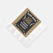 Cowboy American Frontier Saloon Serviette (Ecke)