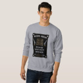 Cowboy American Frontier Saloon Sweatshirt (Vorne ganz)