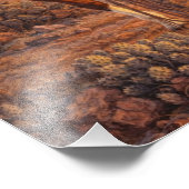 Cowboy and Horse Sunset Fotodruck (Ecke)